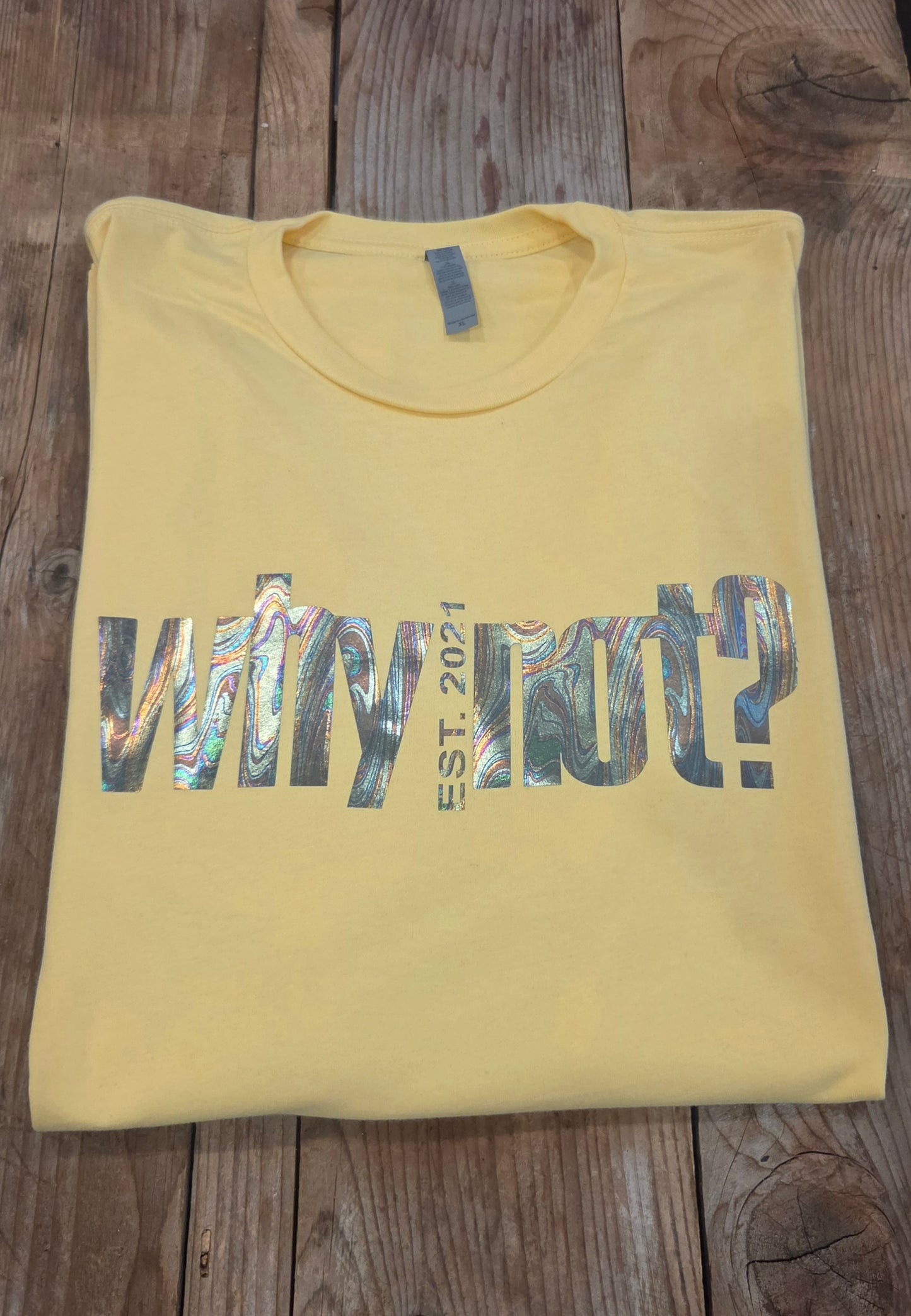 WhyNot? Tee (no bars)
